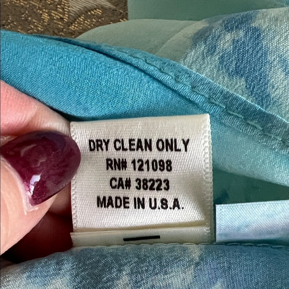 NWOT Gypsy 05 Sky Blue Silk Dress Size XS - Picture 9 of 9